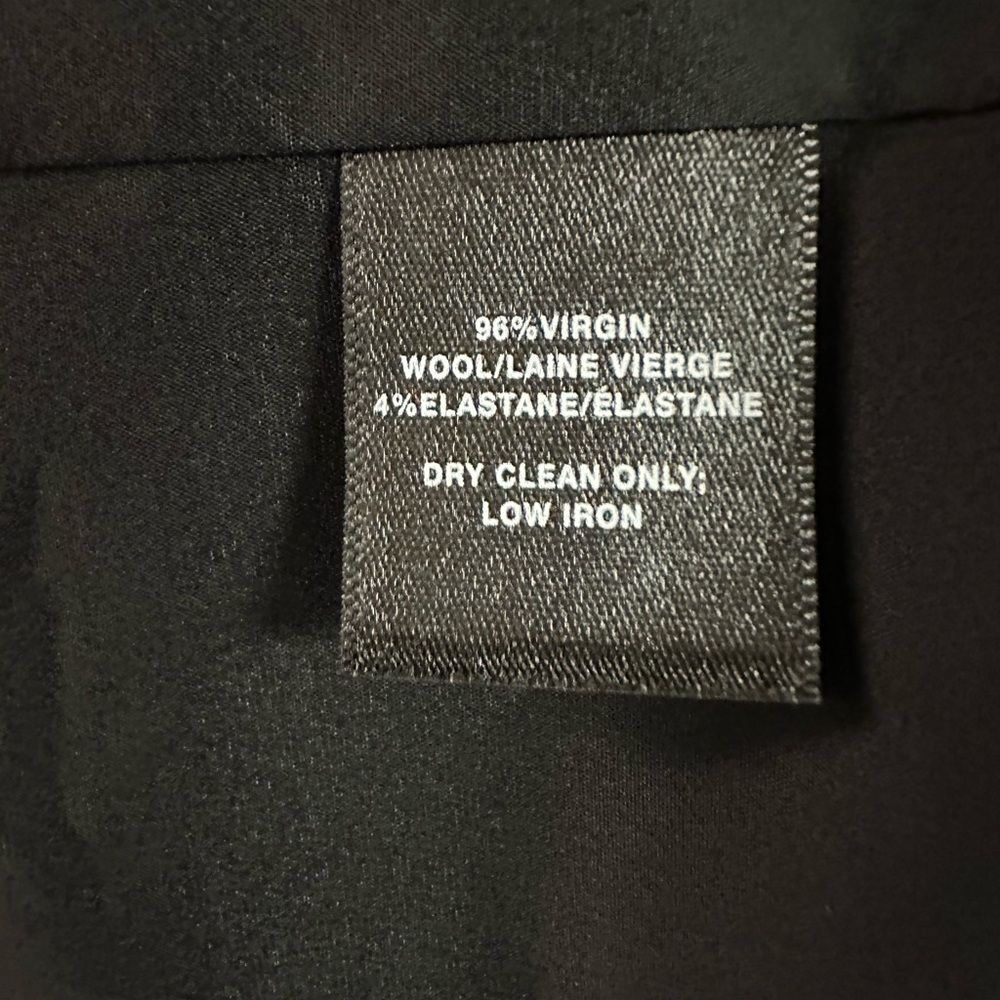 NWT Lafayette 148 New York Black Wool Stretch Blazer Sport Coat Plus Size 22W - Picture 6 of 6